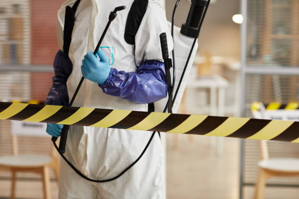 Professional Blood Cleanup technician working in Somerset, WI